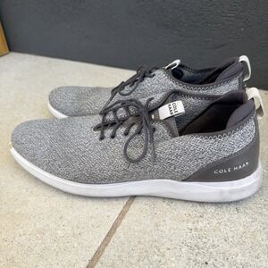 Mens Cole Haan GrandPlus Essex Distance Knit Oxford Nimbus Cloud Gray 13M